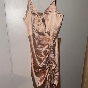 Dance & Marvel rouched midi dress